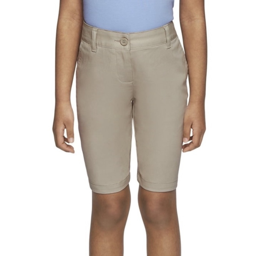 Wonder Nation Girls Uniform Bermuda Shorts 2 Pack (16 plus)